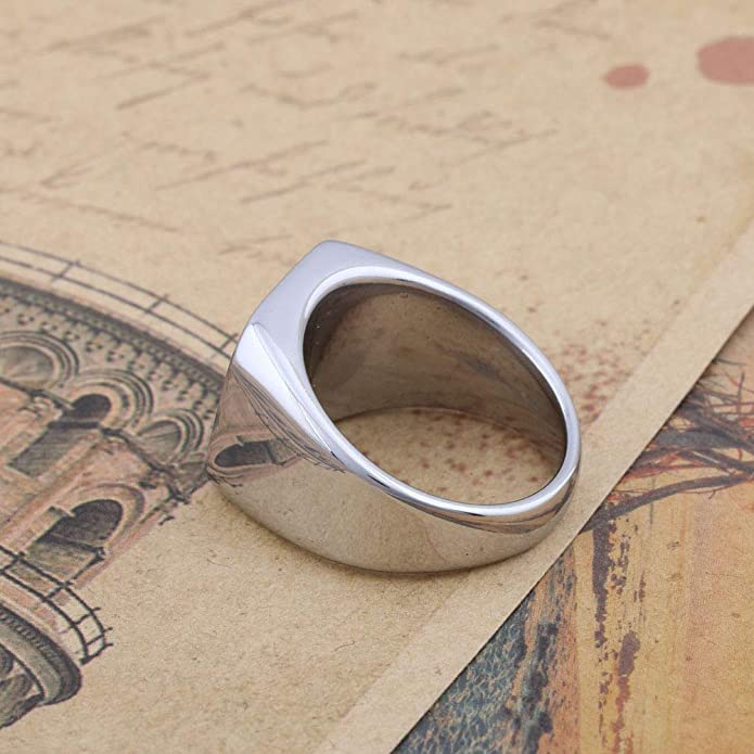 7PROTECT - Titanium Steel Ring | The Seals of The Seven Archangels Protection for Mens (Size : 17, 20, 26) - THE MEN THING