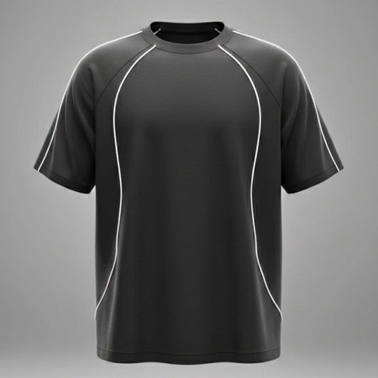 CONTOUR TRACE Oversized T-Shirt – Black — T-Shirt for Men | THE MEN THING