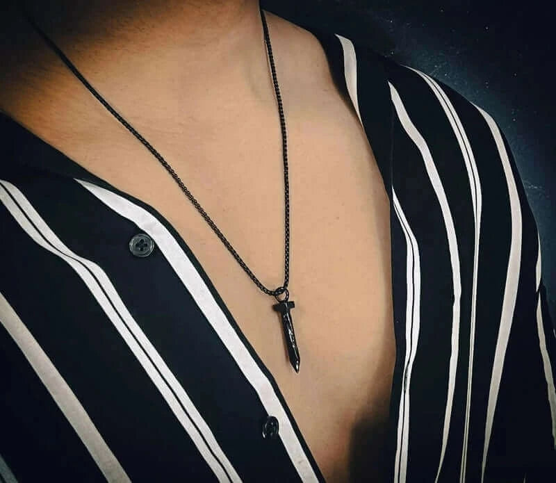 DARKNAIL - Alloy Pendant with Pure Stainless Steel 24inch Chain for Men, European trending Style - Round Box Silver Chain for Men & Boy — SS Pendant/ Necklace for Men | THE MEN THING
