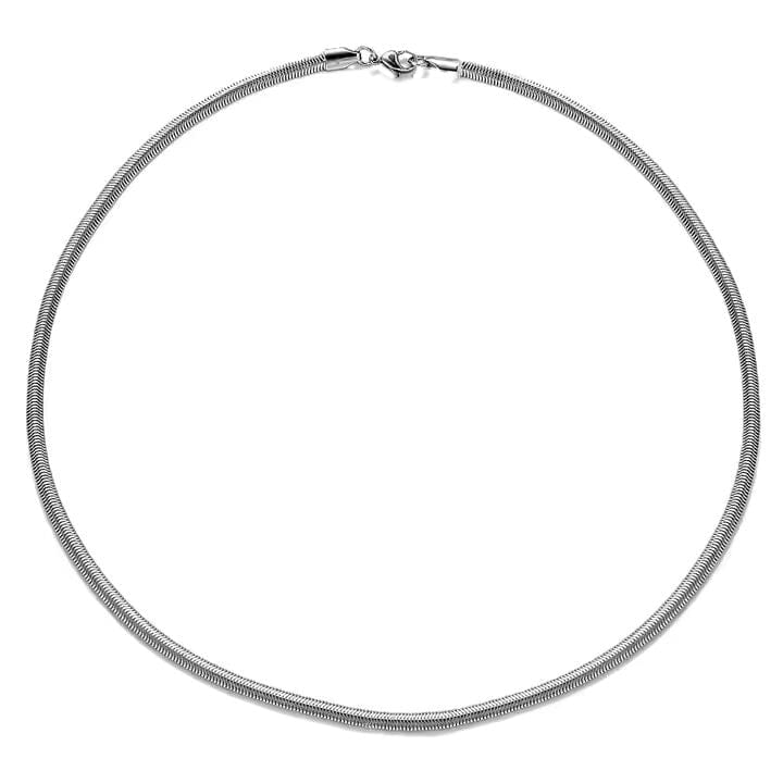 DOMINIX - 5mm Chain Pure Stainless Steel 23inch for Men & Boys - THE MEN THING