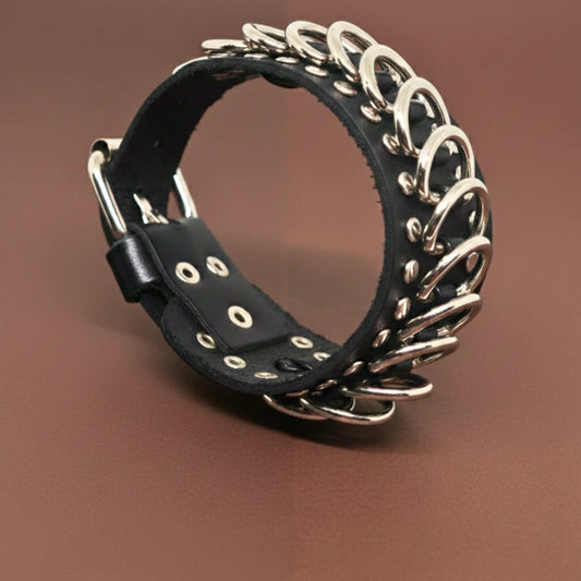 EMBER LOOP - 38mm Genuine Leather Adjustable Bracelet for Men & Boys (9.5 inch) — Leather Bracelet for Men | THE MEN THING