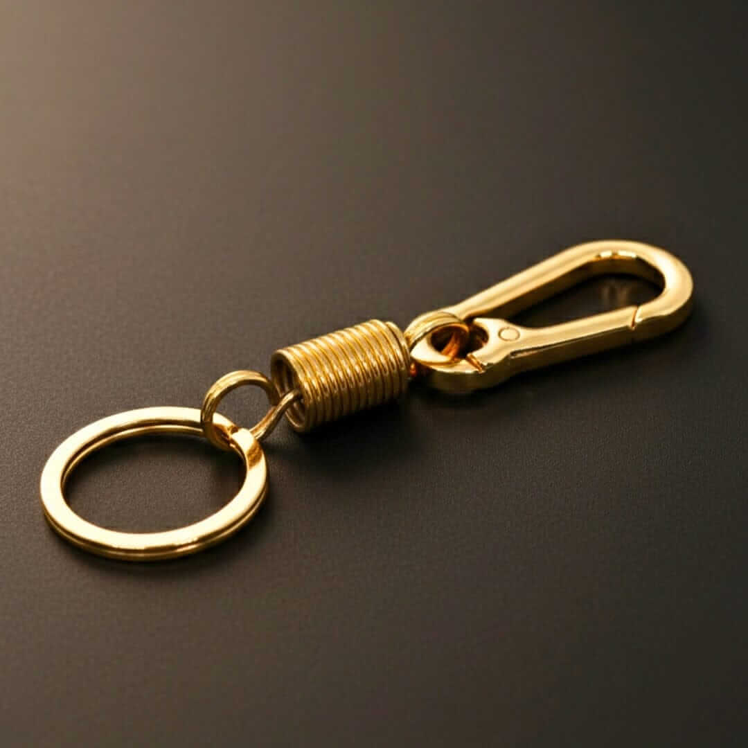 IRON LOOP GOLD - Compact Stainless Steel Keychain for Men & Boy — KeyChains for Men | THE MEN THING