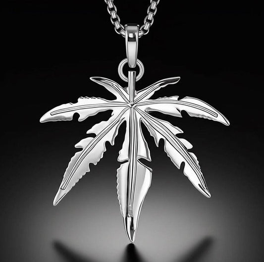 LEAFEN - Alloy Pendant with Stainless Steel 24inch Chain — SS Pendant/ Necklace for Men | THE MEN THING