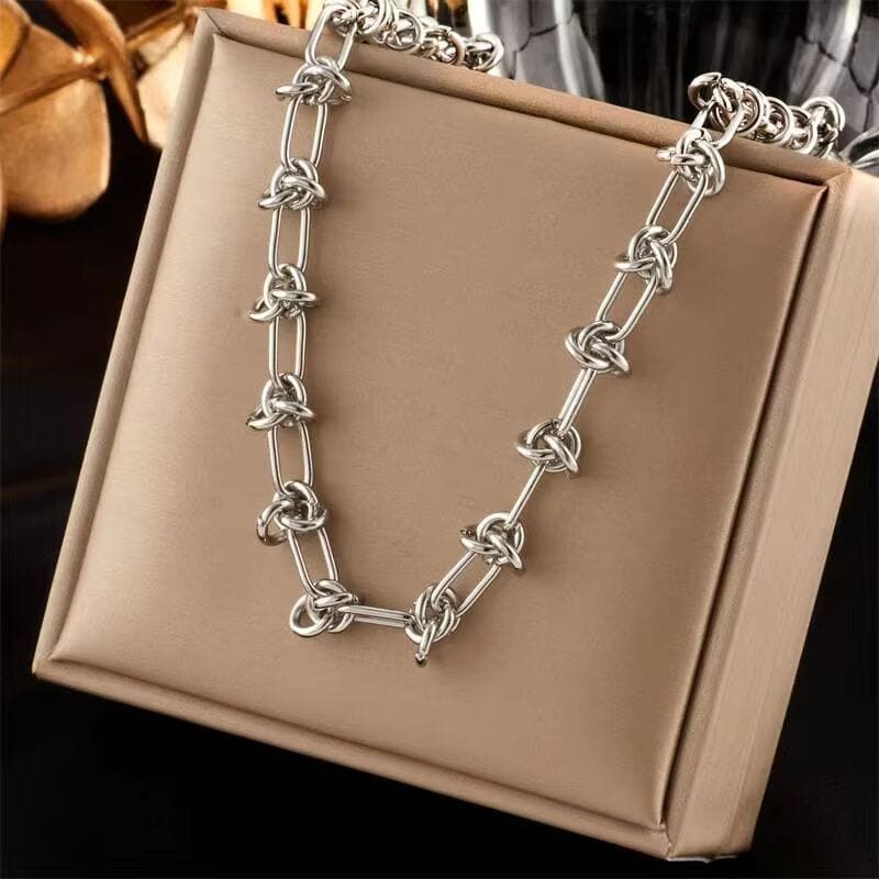 LINEO - 7mm Chain Pure Stainless Steel 23inch for Men & Boys - THE MEN THING