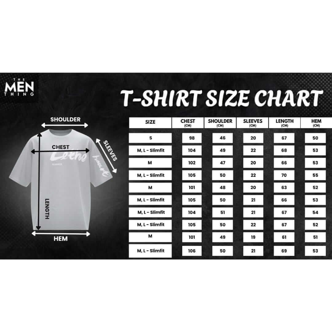 Lethe Summer Oversized T-Shirt – Gray — T-Shirt for Men | THE MEN THING