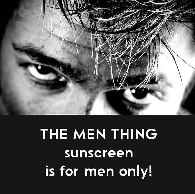 NO NON-SENSE - SunScreen for Men Skin - SPF 50 P+++ - Oil-Free Man SunScreen with Zinc Oxide & Titanium Dioxide from Japan for All Skin Types - Normal to Oily Skin (50ml) - THE MEN THING