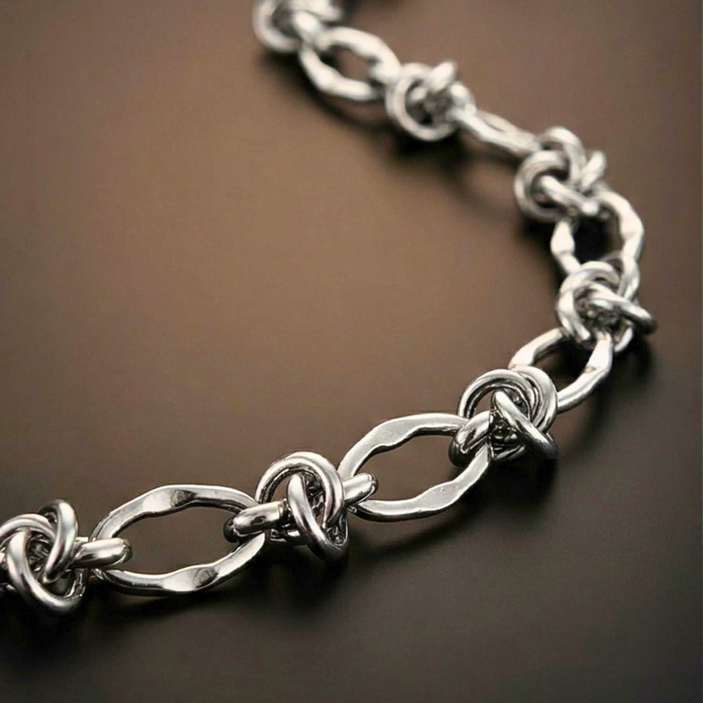 OVAL LINK - 8mm Pure Stainless Steel Curb 18 inch Chain for Men & Boys — Chain for Men | THE MEN THING