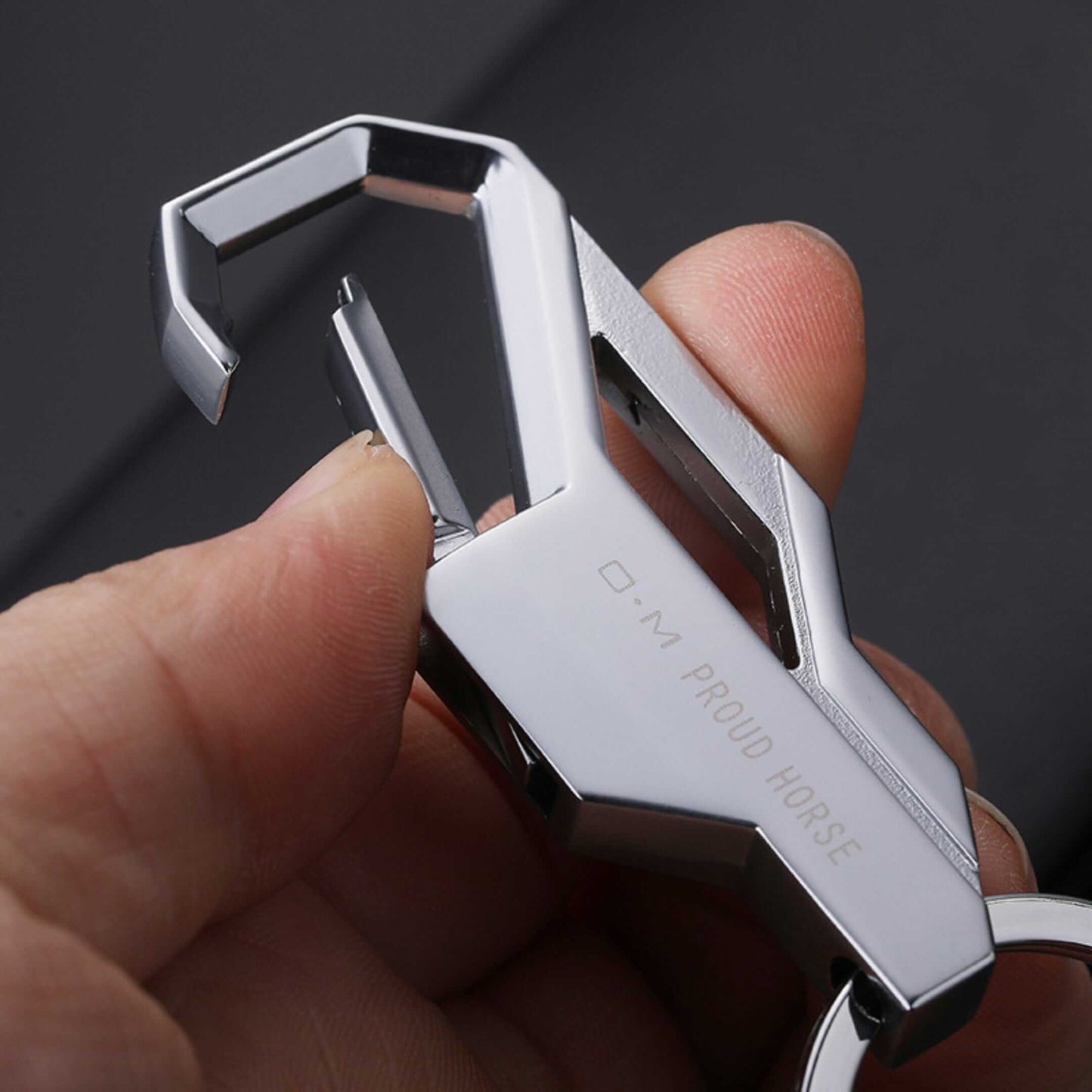 PHANTOM GRIP - STEEL - Stainless Steel Keychain for Men & Boy — KeyChains for Men | THE MEN THING