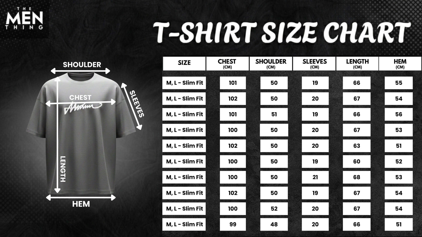SIGNATURE WAVE Oversized T-Shirt – Grey — for Men | THE MEN THING