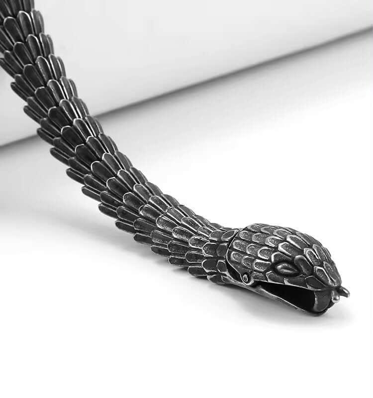 TALONS - 10mm Pure Titanium Steel Gun Plated Black Color Bracelet for Men & Boy (8 inch) - THE MEN THING