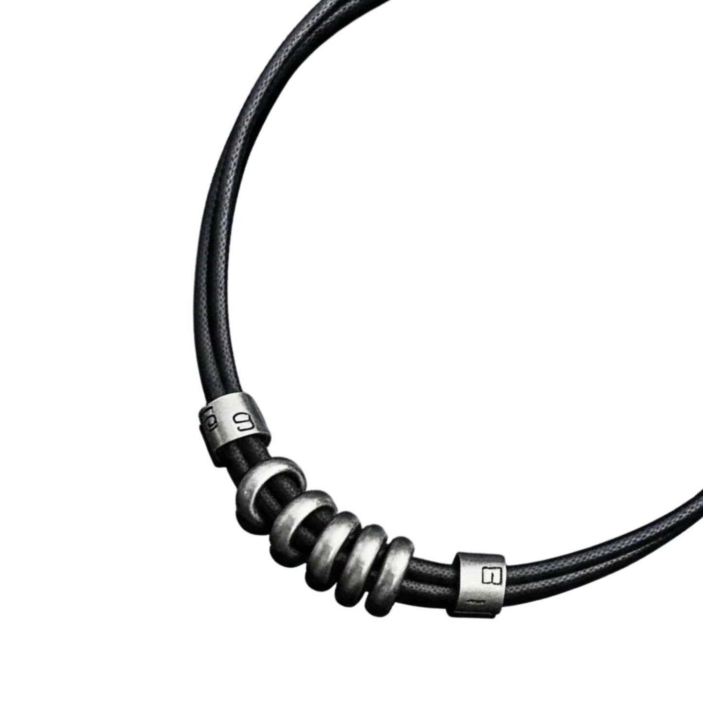 URBAN FORGE - Titanium Steel Pendant with Rope Chain, for Men & Boys (17inch) - THE MEN THING