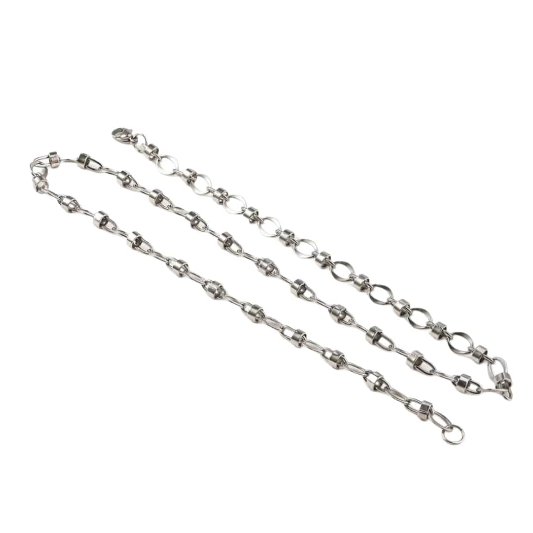 THE MEN THING Chain 6.5mm VALTRIC - 6.5mm Chain Pure Stainless Steel 23inch for Men & Boys