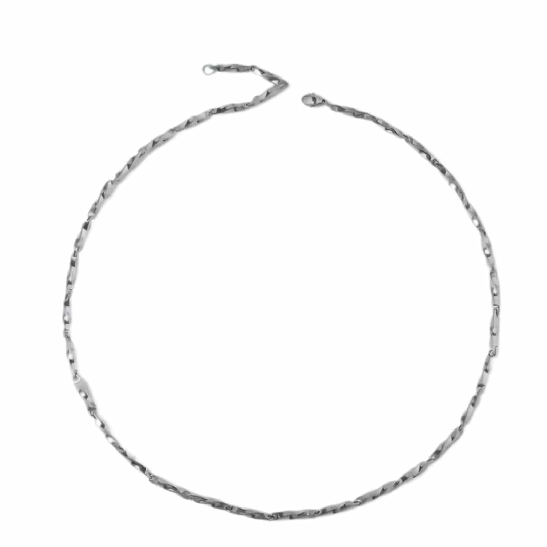 THE MEN THING Chain CELESTIAL LINKS - 4mm Chain Pure Stainless Steel 23inch for Men & Boys