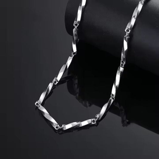 THE MEN THING Chain CELESTIAL LINKS - 4mm Chain Pure Stainless Steel 23inch for Men & Boys