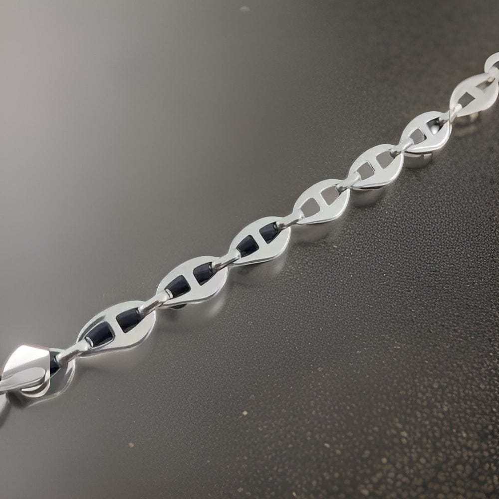 THE MEN THING Chain CRIMSON LINK - 8mm Chain Pure Stainless Steel 23inch for Men & Boys