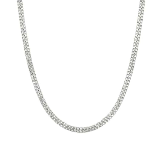 THE MEN THING Chain ERIX - 4mm Chain Pure Stainless Steel 19inch for Men & Boys