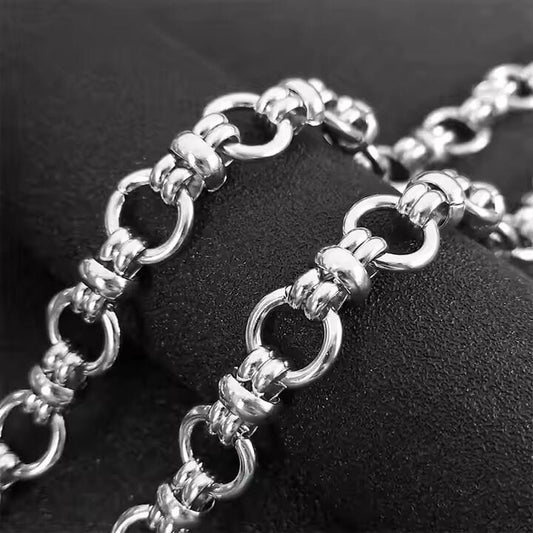 THE MEN THING Chain GRAVION - 11mm Chain Pure Stainless Steel 23inch for Men & Boys