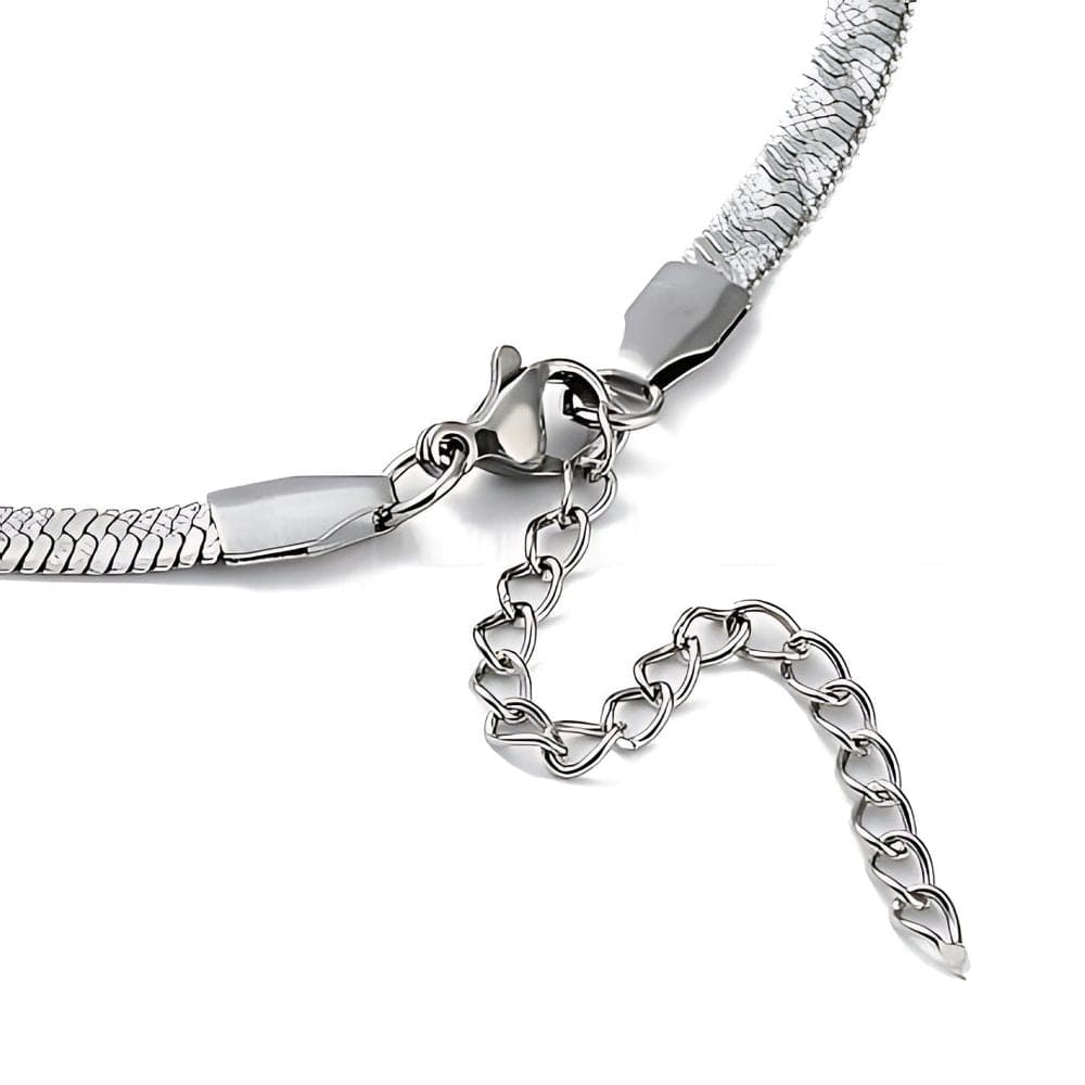 THE MEN THING Chain SNAKESKIN LUXE - 4mm Chain Pure Stainless Steel 21inch for Men & Boys