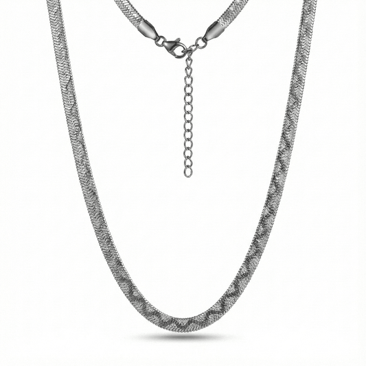 THE MEN THING Chain SNAKESKIN LUXE - 4mm Chain Pure Stainless Steel 21inch for Men & Boys