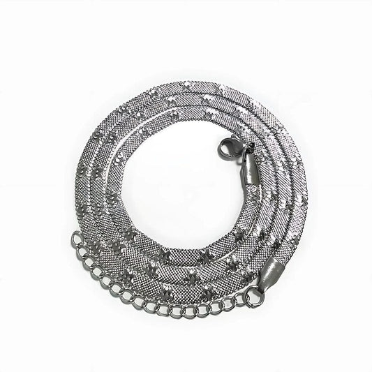 THE MEN THING Chain STARZENE - 4mm Chain Pure Stainless Steel 21inch for Men & Boys