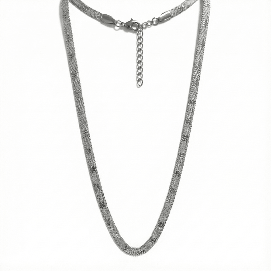 THE MEN THING Chain STARZENE - 4mm Chain Pure Stainless Steel 21inch for Men & Boys