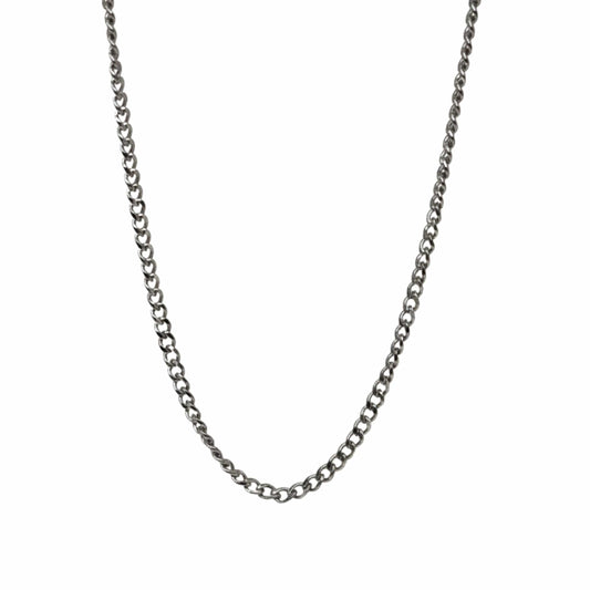 THE MEN THING Chain URBAN CURB - 6mm Chain Pure Stainless Steel 24inch for Men & Boys