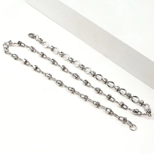 THE MEN THING Chain VALTRIC - 6.5mm Chain Pure Stainless Steel 23inch for Men & Boys