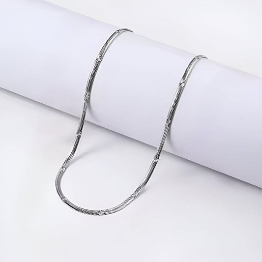 THE MEN THING Chain ZERITH - 3mm Chain Pure Stainless Steel 19inch for Men & Boys