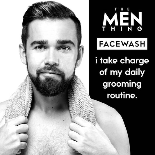 THE MEN THING Face Wash NO-NONSENSE - Foaming Face Wash For Men | Combating Acne and Pimples | Reduces Pigmentation | All Skin Type | Deep Cleanse for Exfoliation | Paraben & Sulphates Free 100 ML