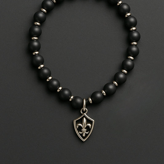 THE MEN THING KeyChains BLACK CITADEL - Pure Titanium Steel Pendant with Hand Wrist Phone Straps Keychain for Men & Boy "10"inch