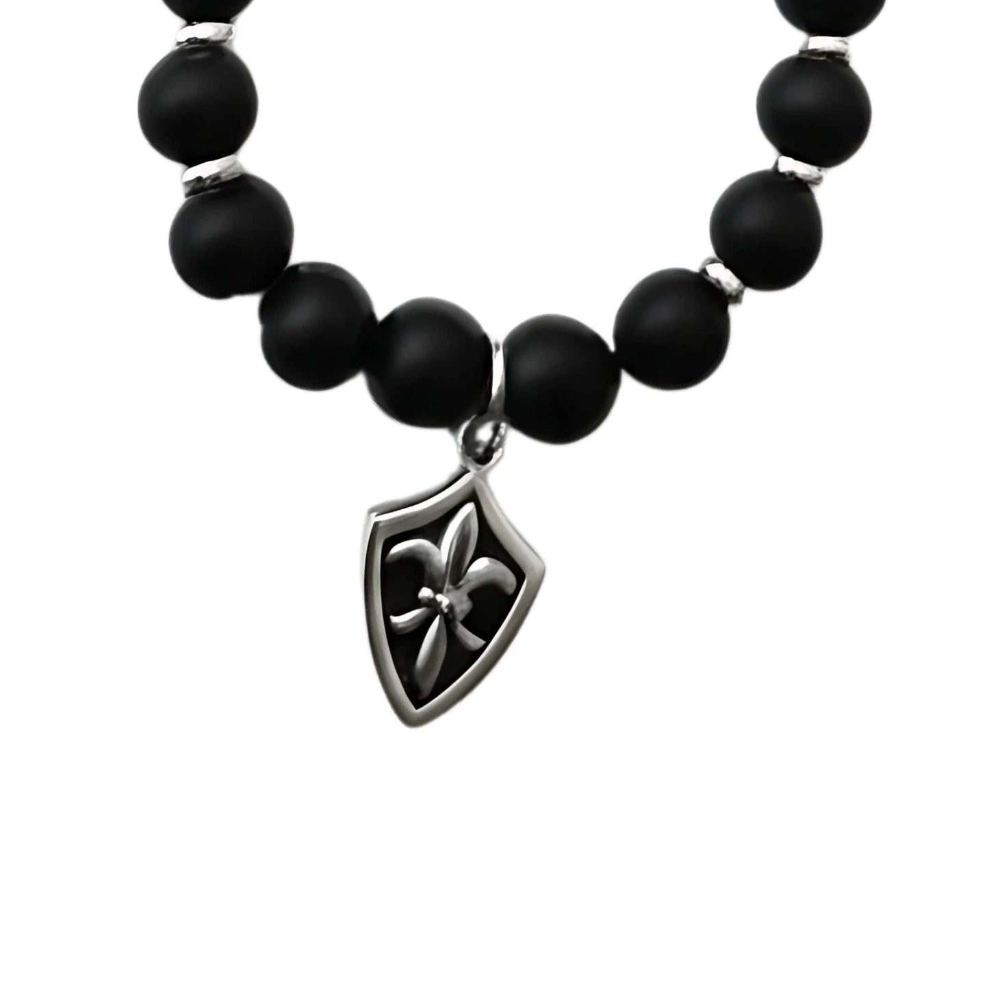 THE MEN THING KeyChains BLACK CITADEL - Pure Titanium Steel Pendant with Hand Wrist Phone Straps Keychain for Men & Boy "10"inch