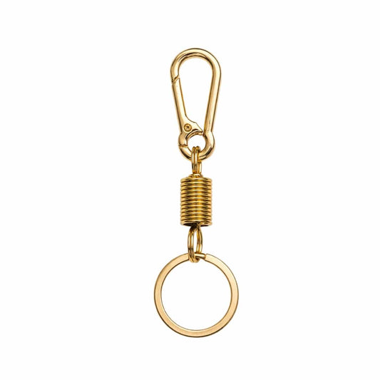 THE MEN THING KeyChains IRON LOOP GOLD - Compact Keychain for Men & Boy