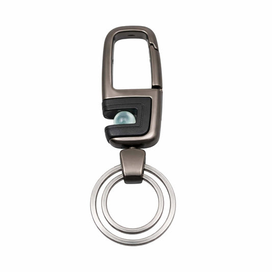 THE MEN THING KeyChains ORBIT CLIP - BLACK - Stainless Steel Keychain for Men & Boy