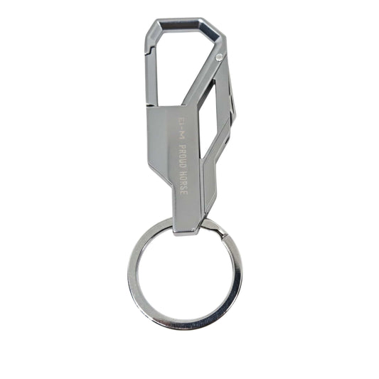 THE MEN THING KeyChains PHANTOM GRIP - STEEL - Stainless Steel Keychain for Men & Boy