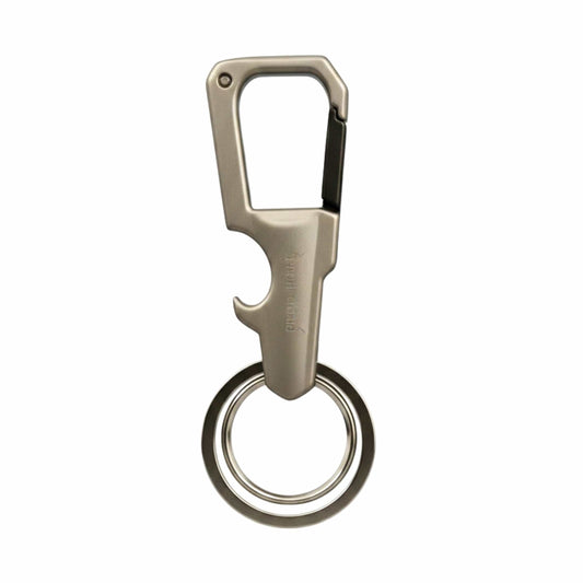 THE MEN THING KeyChains TACTICAL - MATTE STEEL - Stainless Steel Keychain for Men & Boy