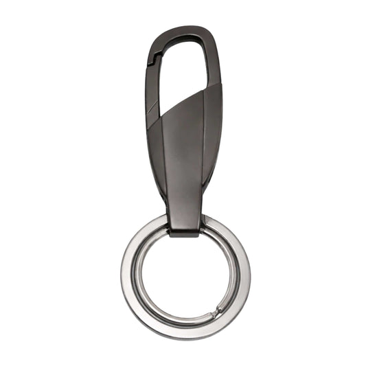 THE MEN THING KeyChains VELOX LOOP - MATTE GREY - Stainless Steel Keychain for Men & Boy