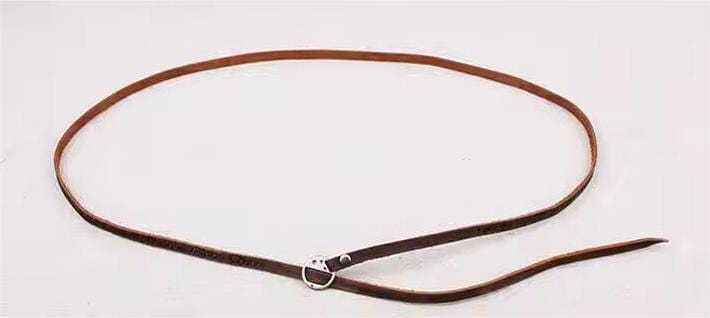 THE MEN THING Leather Bracelet FRONTIER WRAP BROWN - Genuine Braided Leather Bracelet Set for Men & Boys (8 inch)