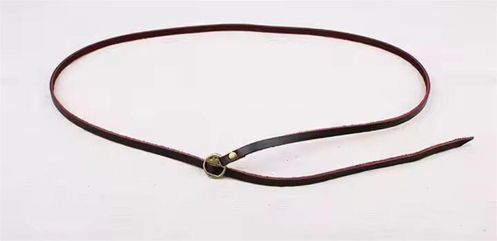 THE MEN THING Leather Bracelet FRONTIER WRAP DARK BROWN - Genuine Braided Leather Bracelet Set for Men & Boys (8 inch)