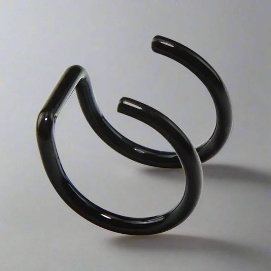 THE MEN THING Nose & Ear Ring SPARTA MAN - Non Piercing Earring – Pure Stainless Steel for Men and Boys (1 Pcs)