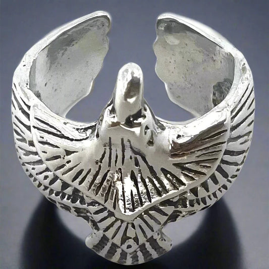 THE MEN THING Rings SKYSOAR - Alloy Adjustable Vintage Ring, American trending Style for Men & Boys