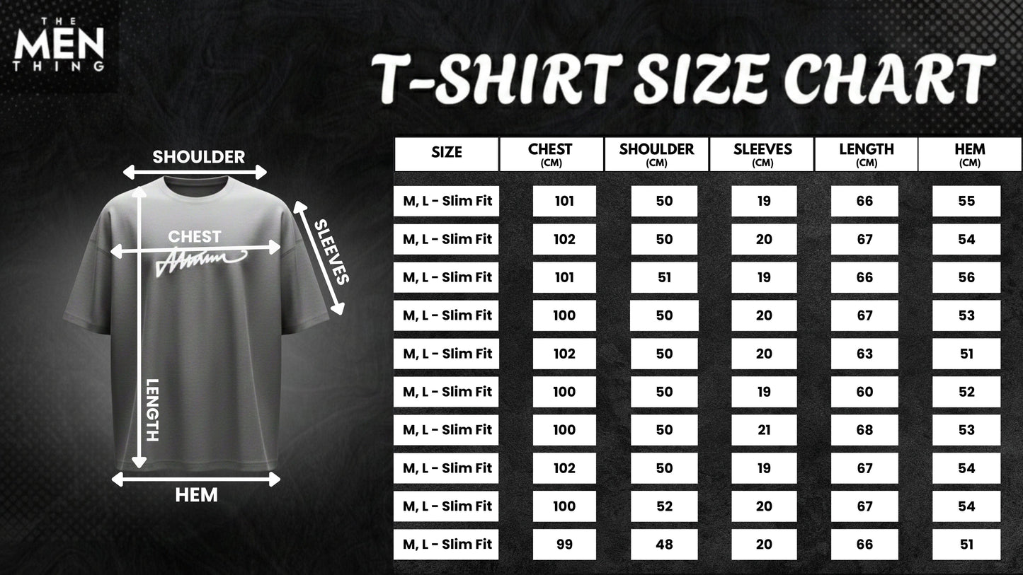 THE MEN THING SIGNATURE WAVE Oversized T-Shirt – Grey