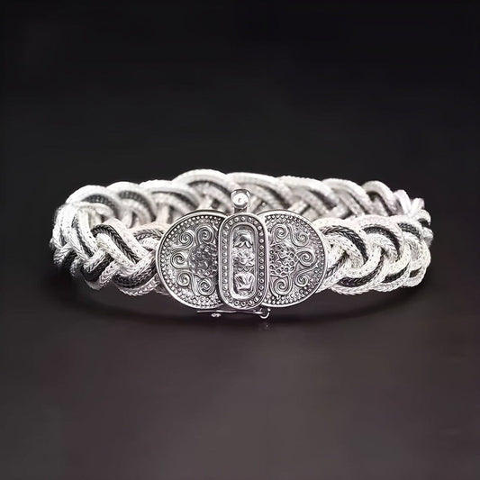 THE MEN THING Steel Bracelets CELTIC LOOP - 8inch Pure Copper Bracelet for Men & Boy