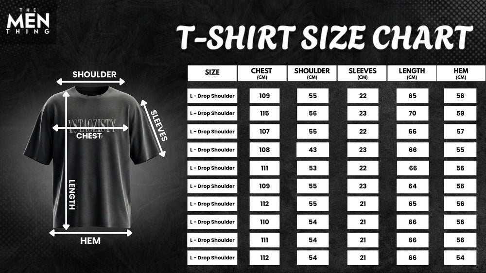 THE MEN THING STILL FORM BOX TEE Oversized T-Shirt – Obsidian Black