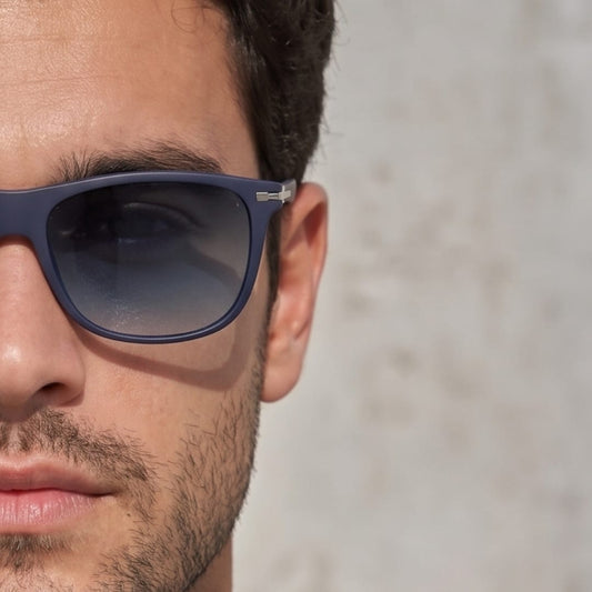 THE MEN THING Sunglasses 2161 METRO CLASSIC - Wayfarer Style - HD Polarised Sunglasses for Men - UV400 Protection, Stainless Steel Frame