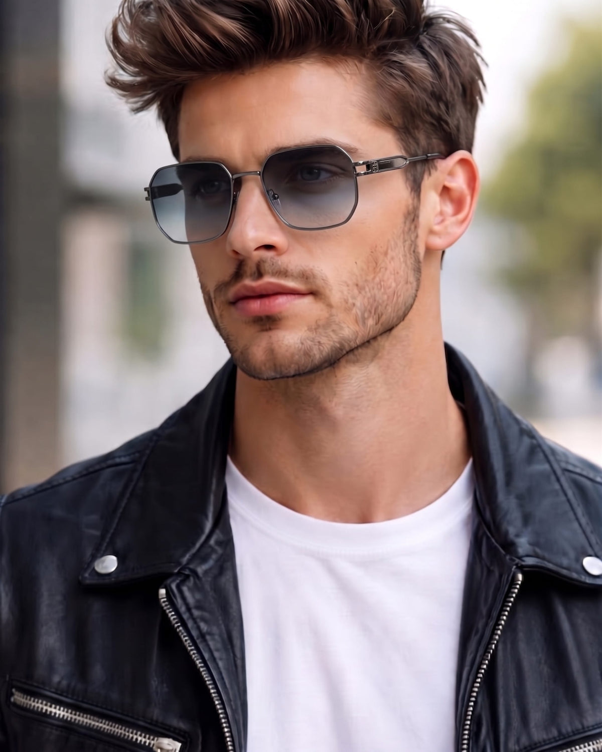 33155 - GRAPHITE LUXE - HD Polarised Sunglasses for Men - UV400 Protection, Stainless Steel Frame — Sunglasses for Men | THE MEN THING