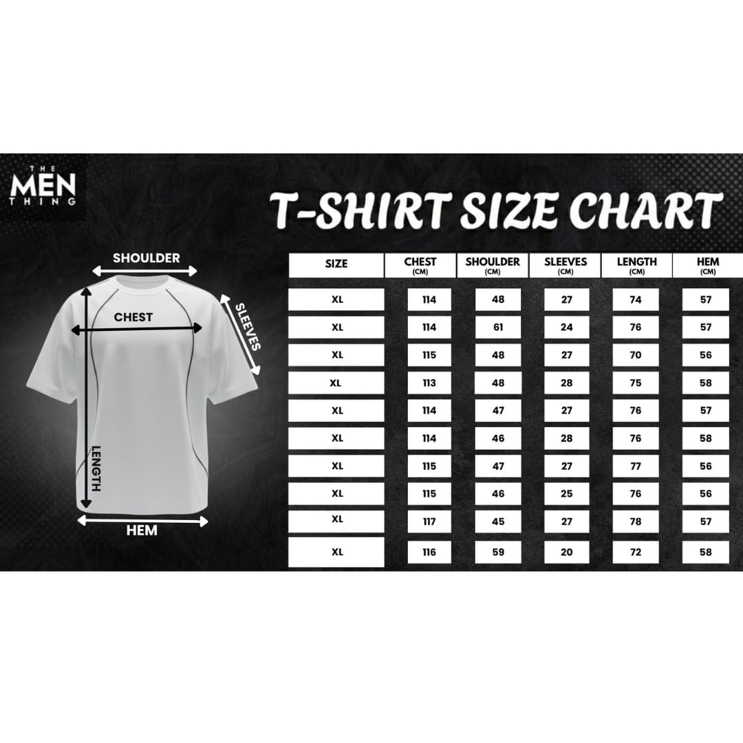 THE MEN THING T-Shirt CONTOUR TRACE Oversized T-Shirt – White