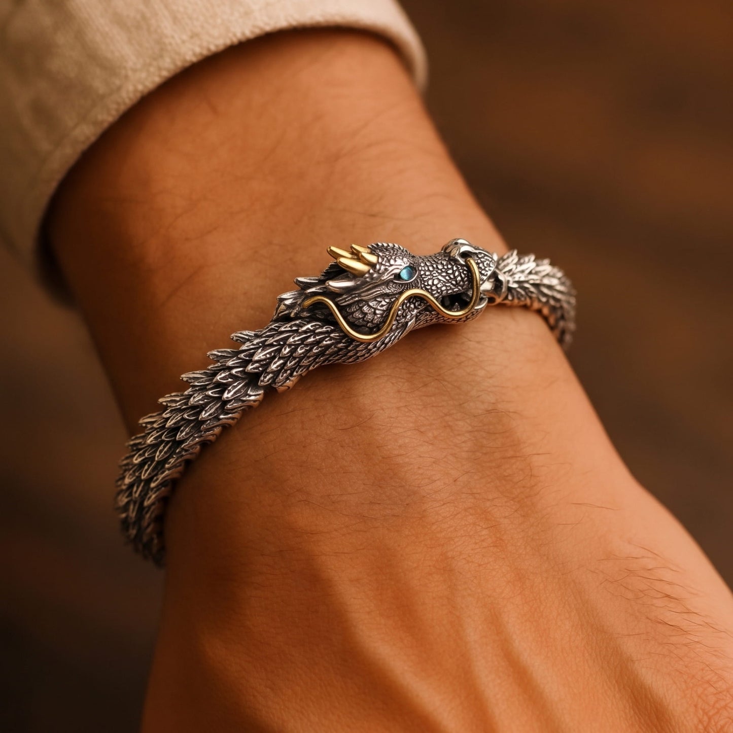 THE MEN THING The Perfect Rakhi Gift For Every Brother – DRAGON GOT - Premium Genuine Copper Bracelet With Timeless Style (9 Inch)