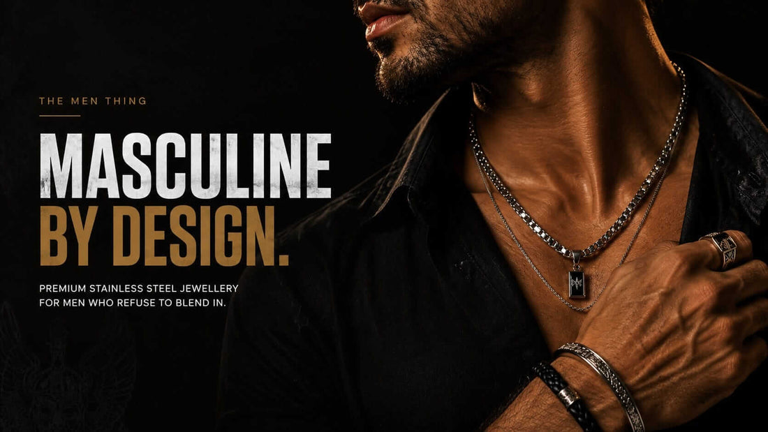 How to spot fake vs genuine stainless steel and titanium jewellery for men in India