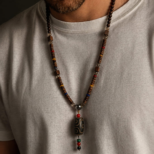 Rudraksha mala for men — mukhi types and mala-style bead necklace guide, The Men Thing