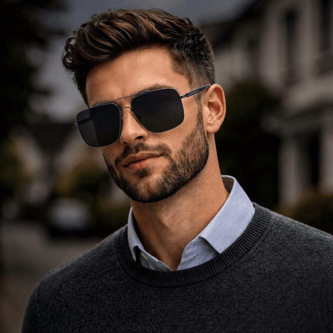 Polarised vs UV400 vs photochromic sunglasses for men — HD polarised UV400 titanium steel sunglasses | The Men Thing